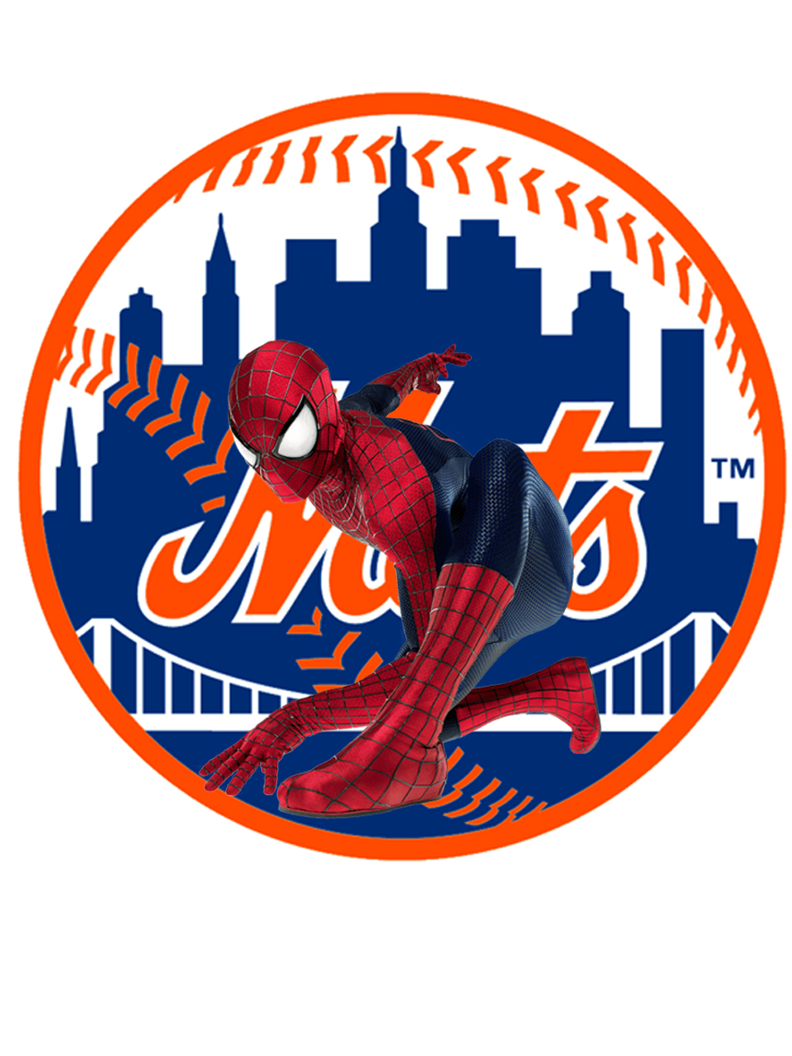 New York Mets Spider Man Logo vinyl decal